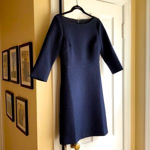 Worn once! Mint condition Jcrew dress. Navy.